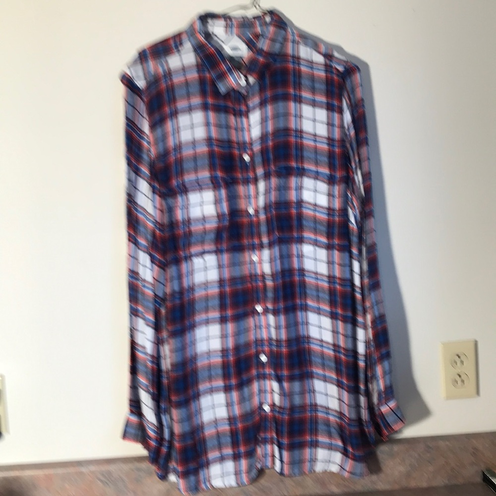 Ladies plaid shirt